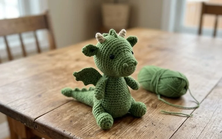This Life Sized Baby Dragon Crochet Pattern Will Blow Your Mind