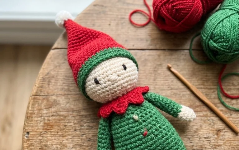 Christmas Crochet Elf Doll Amigurumi Patterns